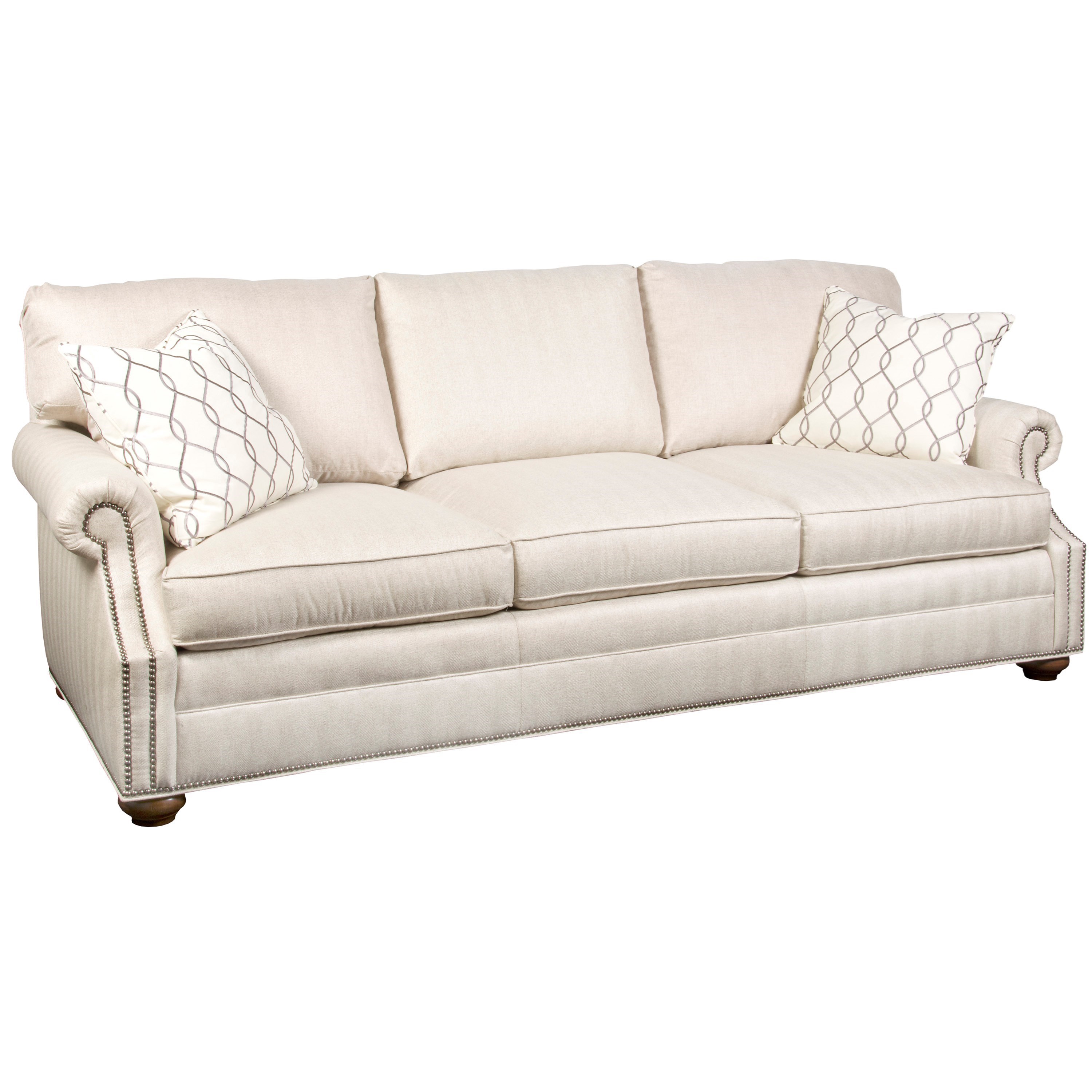 Vanguard Furniture American Bungalow Gutherly Sofa with Flare Tapered